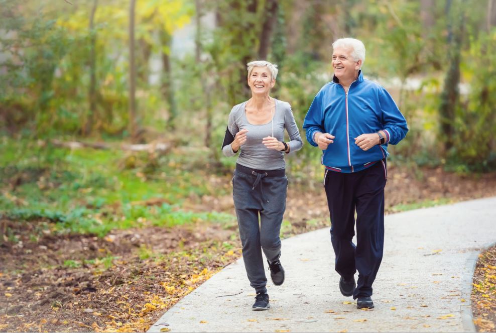 Regular physical activity, including lighter intensity activities such as walking, is associated with reduced risk of hip and total fracture in postmenopausal women.