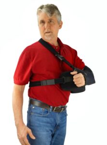 typical shoulder cast sling